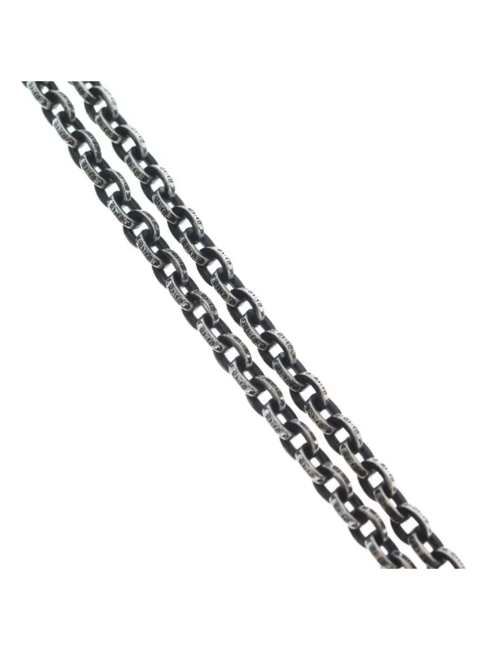 Chrome Hearts Paper Chain 20 Necklace Silver